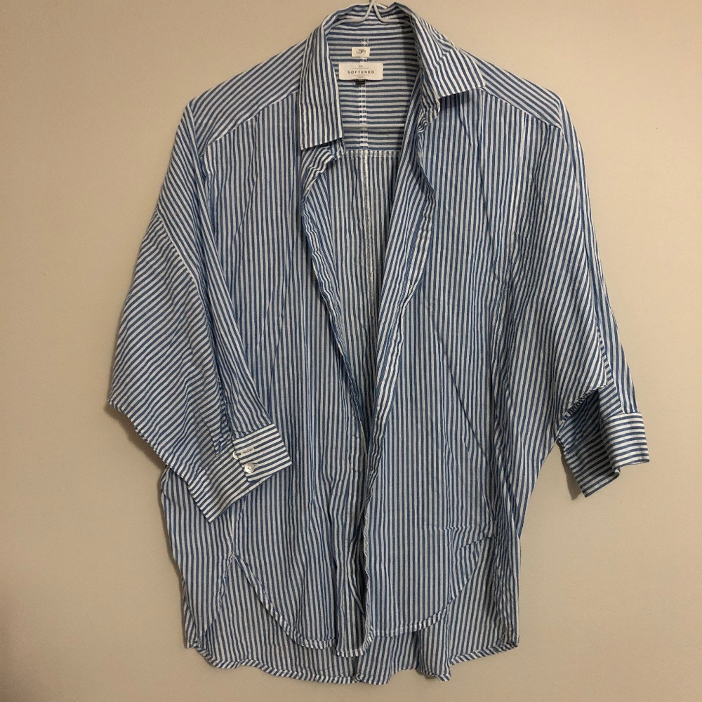 Anne Taylor LOFT the softened shirt S